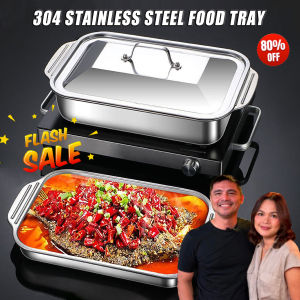 Marvin Agustin Food Tray 304 Stainless Steel Roasting Pan Marvins Tray Stainless Tray Rectangle Food Pan Stainless Stainless Trays With Cover Marvins Stainless Tray Marvin Agustin Tray Pan Stainless Tray For Food Stainless Steel Baking Pan