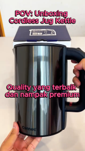 Cornell Double Wall Cordless Jug Kettle 1.7L | CJK-1700CS (SUS304 Stainless Steel Cerek)
