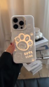 Ốp lưng họa tiết Gấu Lucky Bear 03 Cao Cấp dành cho iPhone 16 15 14 13 12 11 X XsMax 7plus 8plus Pro Promax Plus