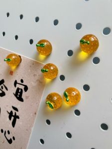 Fruit Pumpkin Magnetic Refrigerator Stickers Decorative Iron Magnetic Whiteboard Transparent Photos Stick on Hole Board