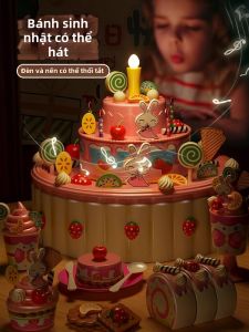 WANJUTEGONGDUI | Bộ Đồ Chơi Bếp Giả Lập Quà Sinh Nhật Giáo Dục Cho Bé Trai Bé Gái