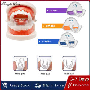 Hengfa Lina เครื่องยืดอุปกรณ์ทำฟันฟันรีเทนเนอร์ยึดฟันฟัน3ขั้นตอนเครื่องยืดอุปกรณ์รัดการจัดฟันฟันสำหรับผู้ใหญ่