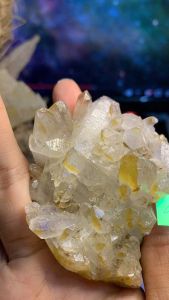 Đá thạch Anh vàng Citrine thanh tẩy thiền định tarot cực mạnh Clear Quartz Natural 432