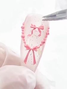 HNKMP | Nail Art DIY Silicone Nail Art Gule Nails Mold Tool 10g Carved Gel For Nail Mold UV Gel Crystal Glue 3D Acrylic Mold Tool