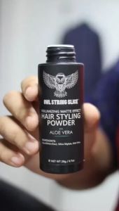 Hair Styling Powder With Alovera 8G Hair Styling Texture Natural Powder Hair Styling