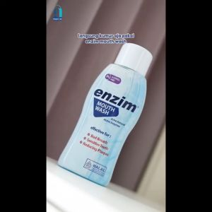 Enzim Mouthwash Obat Kumur Tanpa Alkohol Nafas Segar Cegah Bau Mulut 275ml