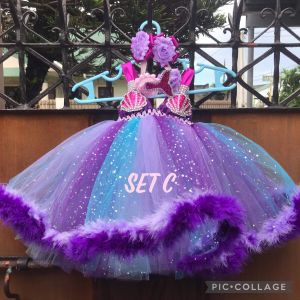 Mermaid Tutu dress with LACE