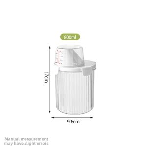 OME | Thickened Dual Seal Transparent Detergent Storage Canister