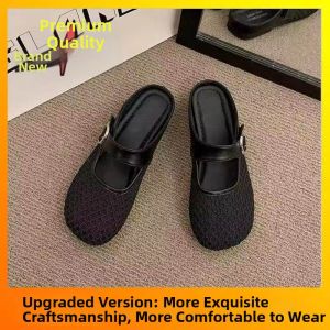 PH | Lace Hollow Flat Breathable Half Sandals