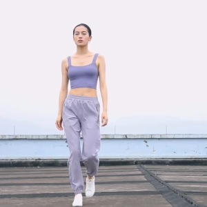 Quần jogger dài lưng cao thể thao nữ thích hợp tập gymyogachạy bộ đạp xe XGYM có big size XCK1254