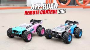 abay | New 1/16 Remote Control Monster Truck 2.4g 38km/H High-Speed Rc Car 4×4 All-Terrain with LED Off-Road Vehicle for Kid Adults Toy