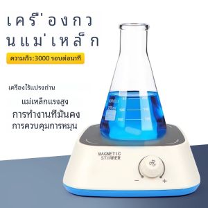 3L 3000RPM Magnetic Stirrer Mini Lab ผัดแบบพกพา Liquid Stirrer แผ่นผัดบาร์สําหรับห้องปฏิบัติการ EU Plug