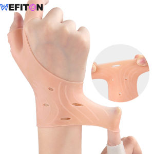 Gel Thumb Wrist Support (Pair) Waterproof Brace for Arthritis & De Quervains Pain - Hand Stabilizer for Tendonitis & Sprains
