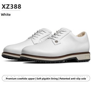 PGM | Leather Golf Shoes Slip Resistant Brogue Style