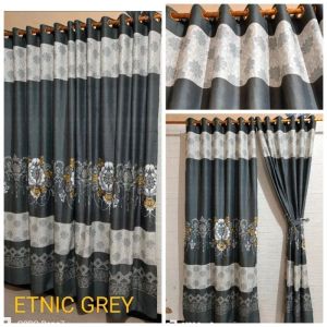 gorden ring motif terbaru estetik elegan mewah hordeng pintu dan jendela murah