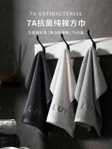 Khăn Vuông Kháng Khuẩn Bằng Cotton Nguyên Chất Dùng Để Rửa Mặt Và Lau Tay Cho Cả Nam Và Nữ Khăn Nhỏ Dùng Tại Nhà