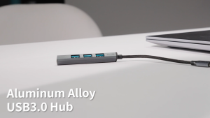 MeeGoo USB 3.0 Hub 4 Ports USB A Splitter Ultra-Slim USB Expander for Compatible with Laptop Desktop PC