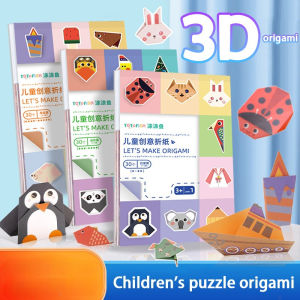 Origami Kit 30Sheets Origami Paper Craft Guiding Book DIY Art Craft Project Supplies for Beginners Children Kids Boys Girls