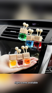 Car Vent Clip Perfume 8 Scents Long-lasting Fragrance Air Freshener for AC Vent Odor Removal 10ml
