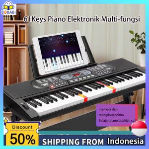Multifungsi organ elektronik 61 Keys / 3-6-12 tahun piano profesional keyboard kecil / Organ Elektronik Siswa