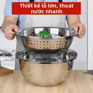 SHUQUE | Rổ Lọc Tròn Có Lỗ Lớn Dày