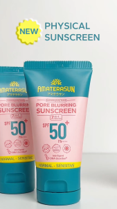 AMATERASUN [REAL SPF CERTIFIED] Physical Pore Blurring Sunscreen SPF 50+ PA++++ - 30gr