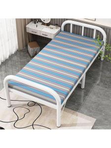 Folding Bed Hard Board Nap Bed Adult Simple Office Rest Bed Iron Bed Foldable Single Person Leisure Furniture Home Use