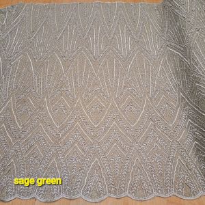 bahan kain kebaya tulle eplic elishaab full payet mewah terbaru/gaun pesta/kebaya akad