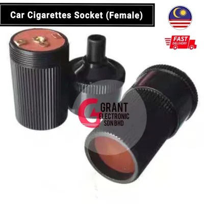 12v 24v Car Auto Cigarette Lighter Socket Plug Connector with fuse led Lighter Socket Kereta Car Cigarettes