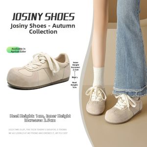 Josiny | Fleece Lined Winter Casual Training Shoes Beige