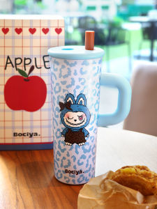 Cốc Nước Không Gian Băng Bò Sát Bằng Thép Không Gỉ Dung Tích Lớn Cốc Nước Lạnh Cốc Nước Giữ Nhiệt Cốc Nước Có Ống Hút Cốc Nước Nữ