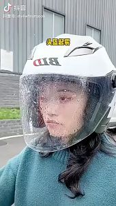 Stiker Kaca Film Helm Anti Embun & Rainproof Lapisan Pelindung