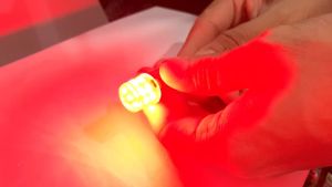 LAMPU STOP REM BELAKANG BAYONET 12 MATA LED SISI JELLY FLASH STROBO KEDIP MOTOR