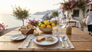 Bellerin from Spain stainless steel Flatware collection with Lemon Tree ceramic handle (set of 4 Teaspoon)