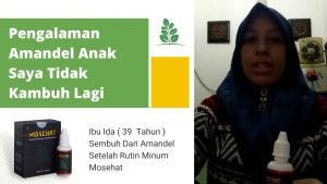 Mosehat Obat Amandel Anak Dewasa Ampuh Tanpa Operasi Herbal Alami BPOM Halal & Original Berkhasiat Dijamin Asli