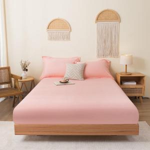 Đệm Lót Giường Bông Flannel Màu Đơn