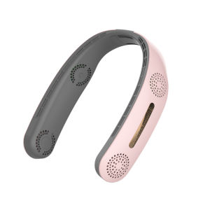 Neck Fan Portable Fan 360°Cooling Airflow Bladeless Neck Fan USB Rechargeable with 3 Speeds Adjustment Wearable Personal Fan