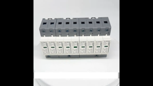DC SPD Photovoltaic Surge Protective Device 2P 40KA 60KA 500V 600V 800V 1000V Voltage Protector Solar PV House Lightning Low-voltage Arrester