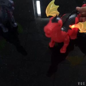 Đồ chơi trẻ em khủng long 1 đầu và khủng long 2 đầu lắp pin có đèn cho bé phát triển trí tuệ vui chơi hào hứng.