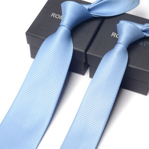 Romguest | Bridal Wedding Solid Color Narrow Necktie