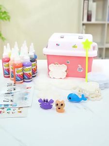 Magic Gel Water Beads Toy: 12-Pack DIY Fairy Garden Kit with Molds STEM Sensory Squishy Toys Creative Birthday Gift for Kids
