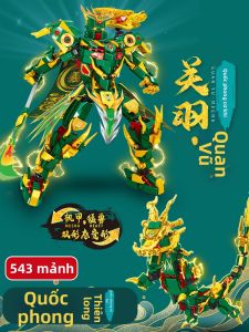 HUIQIBAO | Mô Hình Lắp Ráp Mecha Phong Cách Trung Hoa Chủ Đề Năm Rồng và Tam Quốc Dành Cho Bé Trai