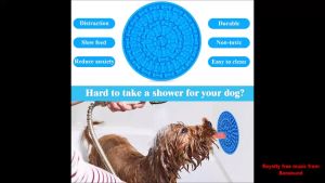 Dog Bath Distraction Lick Pad Funny Distraction Grooming Mat Dog Lick Pad for Pet Bathing
