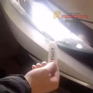 Bộ 4 Miếng Dán Phản Quang OPEN Cảnh Báo An Toàn Xe Ô Tô