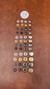 Bộ Nút Bấm Trơn 4 Chi Tiết Chất Đồng Thau Phụ Liệu Làm Túi Xách Da Thủ Công Handmade DIY