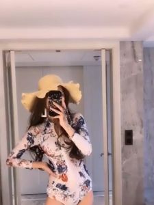 🌟CORE🌟dresses women new style 2025 Slim Fitting Swimsuit Women Long Sleeved Diving Suit Zipper Floral One-piece Swimsuit