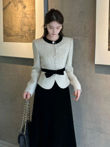 SHANGSHA | Chic Elegant White Dress Set