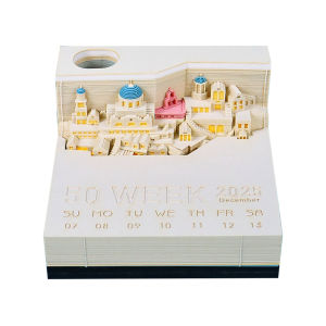 Cultural Creative 3D Paper Carving Desk Calendar