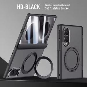 360° Rotating Magnetic Stand Hinge Shockproof Phone Case for Samsung Galaxy Z Fold 8 Ultra 7 for Magsafe Wireless Charging Cover