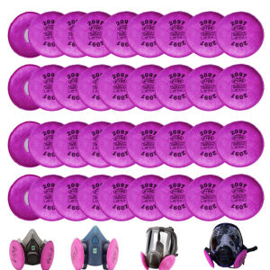 2091/2097 Particulate Filter P100 For 3m 6200 6800 7502 Serie Respirator Dust Mask Accessory Carpenter Painting Spray Industry